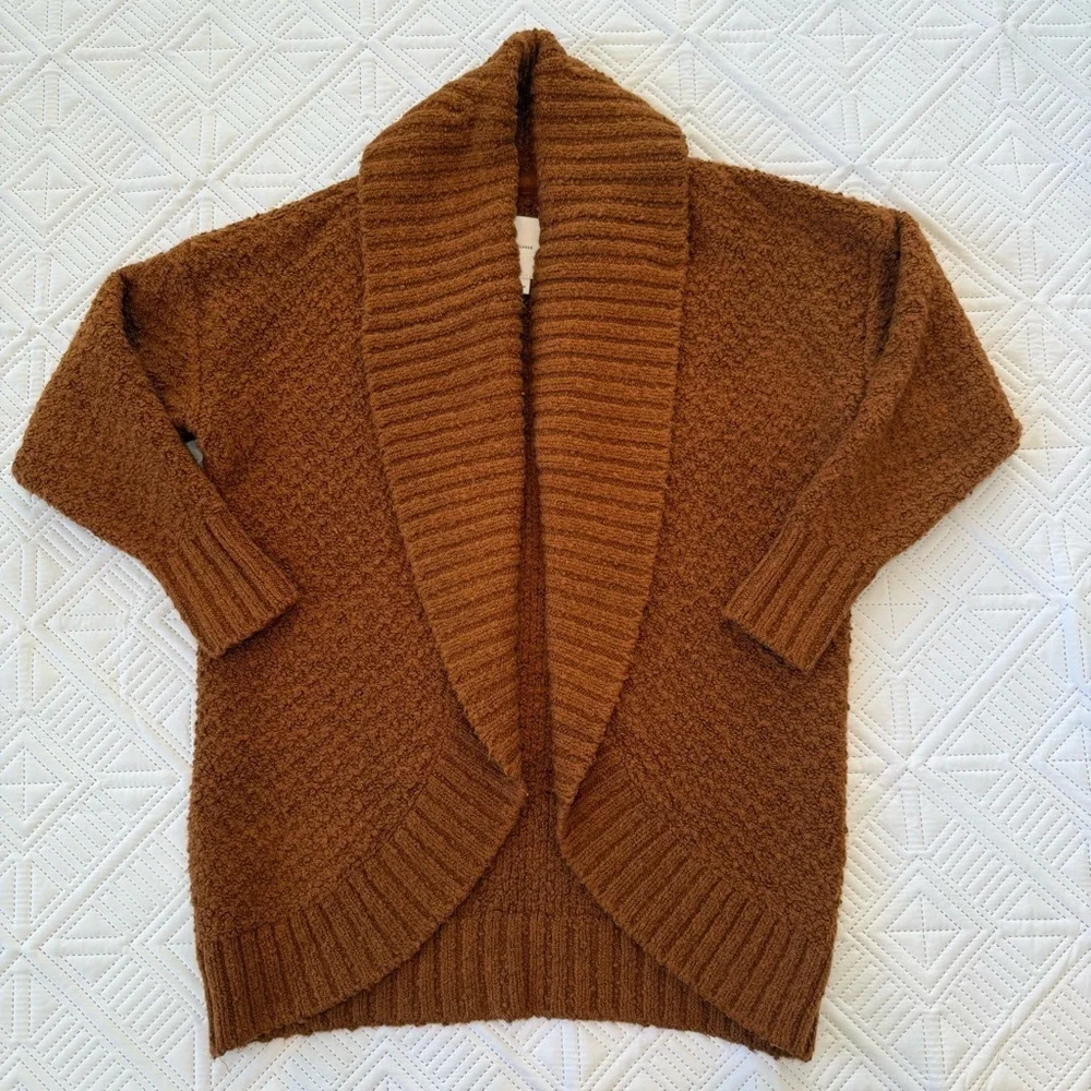 Anthropologie Denise Textured Open Cardigan Size XS